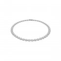 Swarovski - Collana Tennis Una Angelic - Cristalli - Bianco