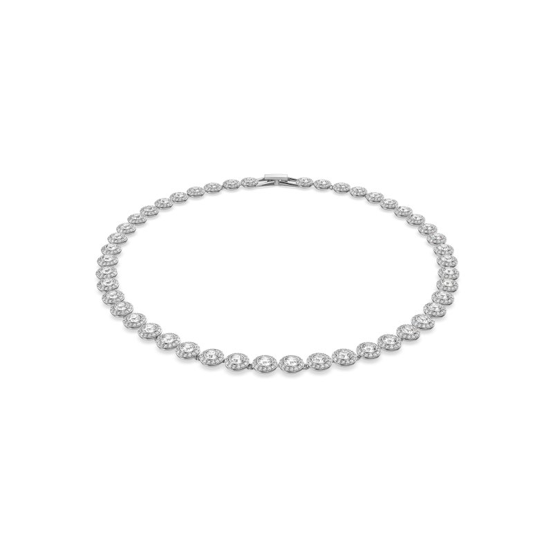 Swarovski - Collana Tennis Una Angelic - Cristalli - Bianco
