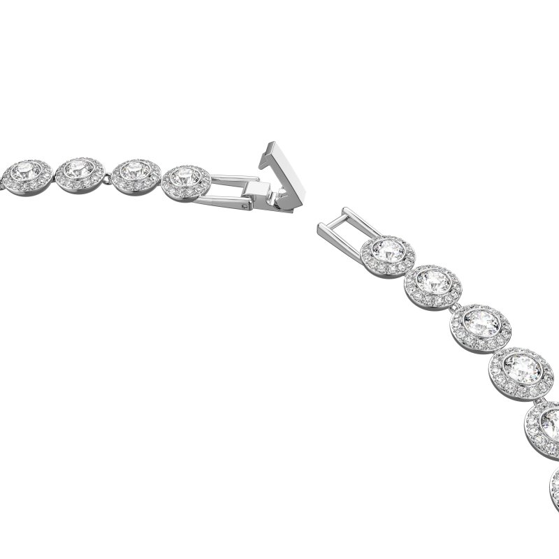 Swarovski - Collana Tennis Una Angelic - Cristalli - Bianco
