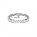 Swarovski - Bracciale Tennis Matrix - Cristalli - Bianco