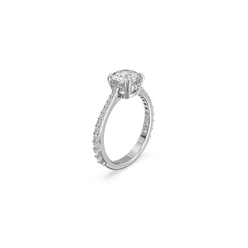 Swarovski - Anello Cocktail Stilla - Bianco