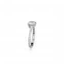 Swarovski - Anello Cocktail Stilla - Bianco