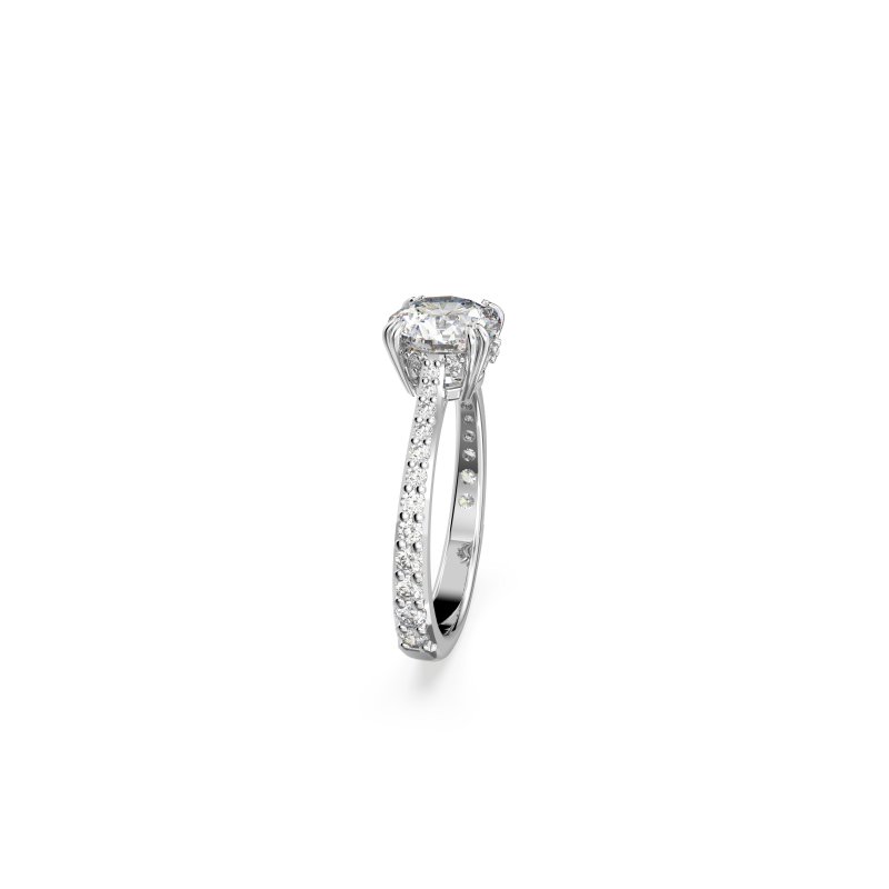 Swarovski - Anello Cocktail Stilla - Bianco