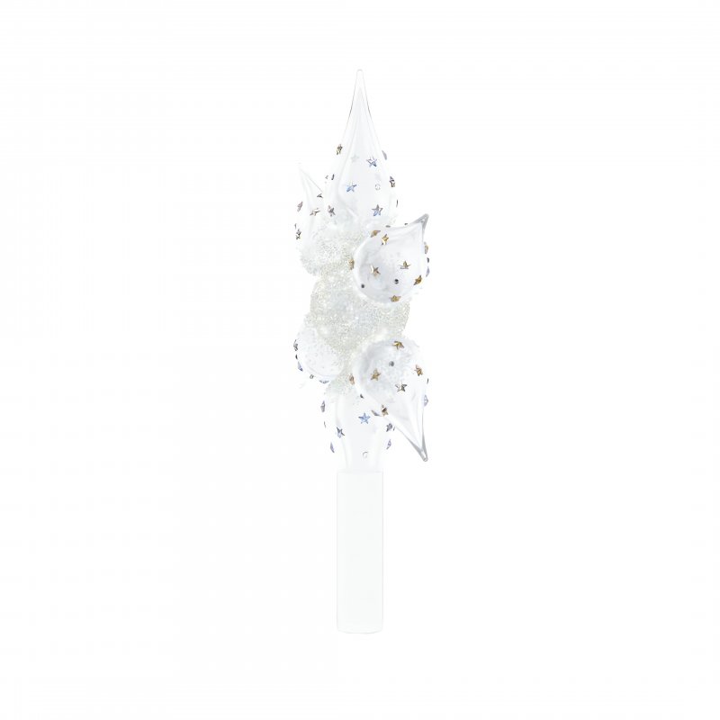 Swarovski - Puntale Per Albero - Cristalli - Bianco