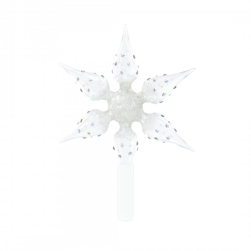 Swarovski - Puntale Per Albero - Cristalli - Bianco