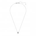 Swarovski - Pendente Solitario Eternity - Oro Bianco