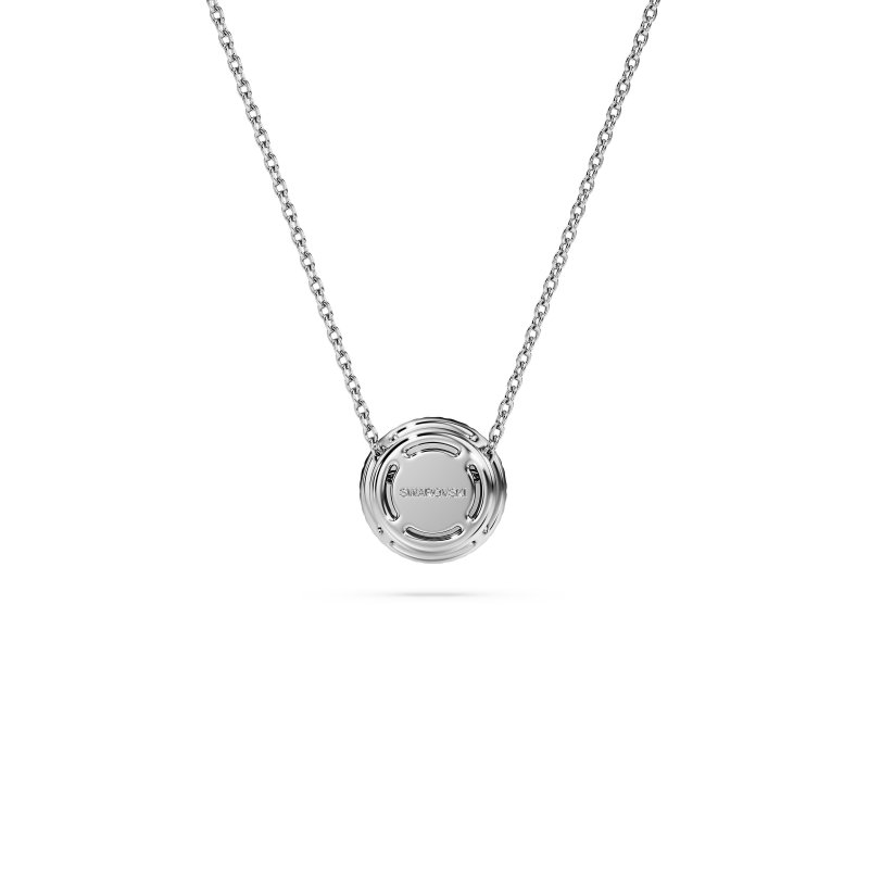 Swarovski - Pendente Solitario Eternity - Oro Bianco