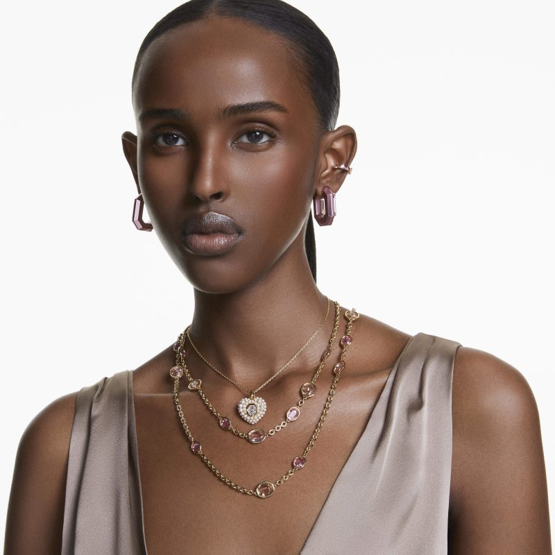 Swarovski - Collana Imber - Cristalli Rosa - Elegante