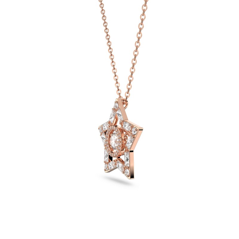 Swarovski - Pendente Stella - Oro Rosa - Eleganza