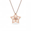 Swarovski - Pendente Stella - Oro Rosa - Eleganza