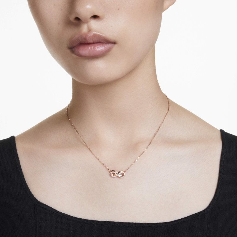 Swarovski - Pendente Hyperbola - Oro Rosa - Cristalli