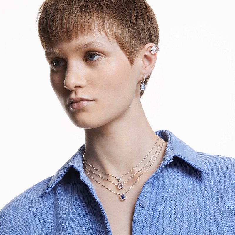 Swarovski - Collana Una - Pietra Blu - Elegante