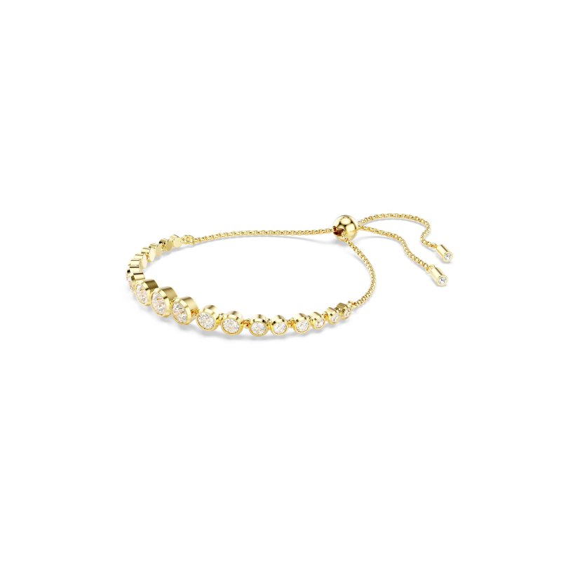Swarovski - Bracciale Tennis Imber - Cristalli - Bianco