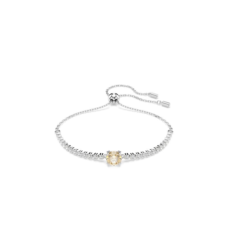 Swarovski - Braccialetto Matrix Tennis - Cristalli - Giallo