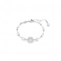Swarovski - Braccialetto Idyllia - Placcato Rodio - Bianco