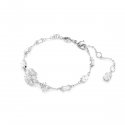 Swarovski - Braccialetto Idyllia - Placcato Rodio - Bianco