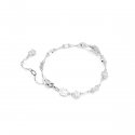 Swarovski - Braccialetto Idyllia - Placcato Rodio - Bianco