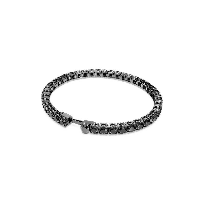 Swarovski - Braccialetto Matrix Tennis - Nero