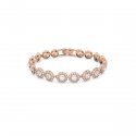 Swarovski - Bracciale Tennis - Cristalli - Oro Rosa