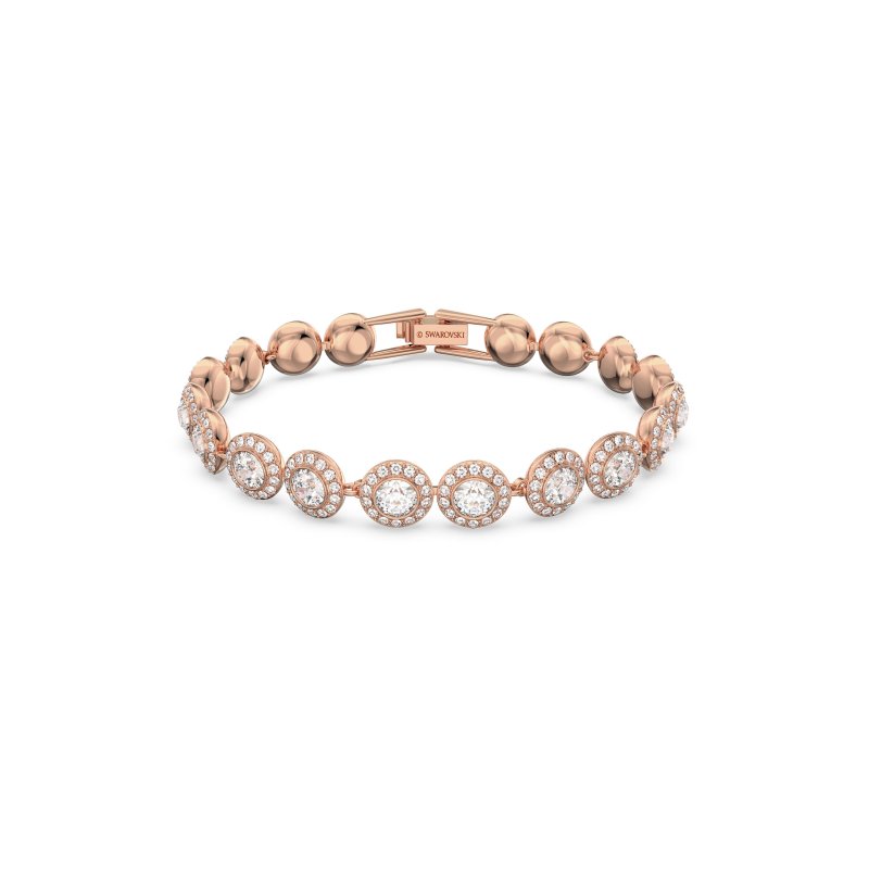 Swarovski - Bracciale Tennis - Cristalli - Oro Rosa