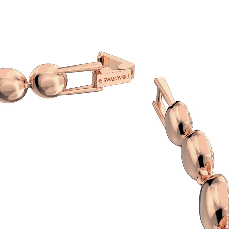 Swarovski - Bracciale Tennis - Cristalli - Oro Rosa