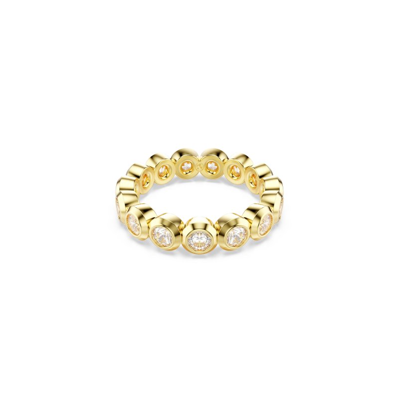 Swarovski - Anello Imber - Placcato Color Oro - Bianco