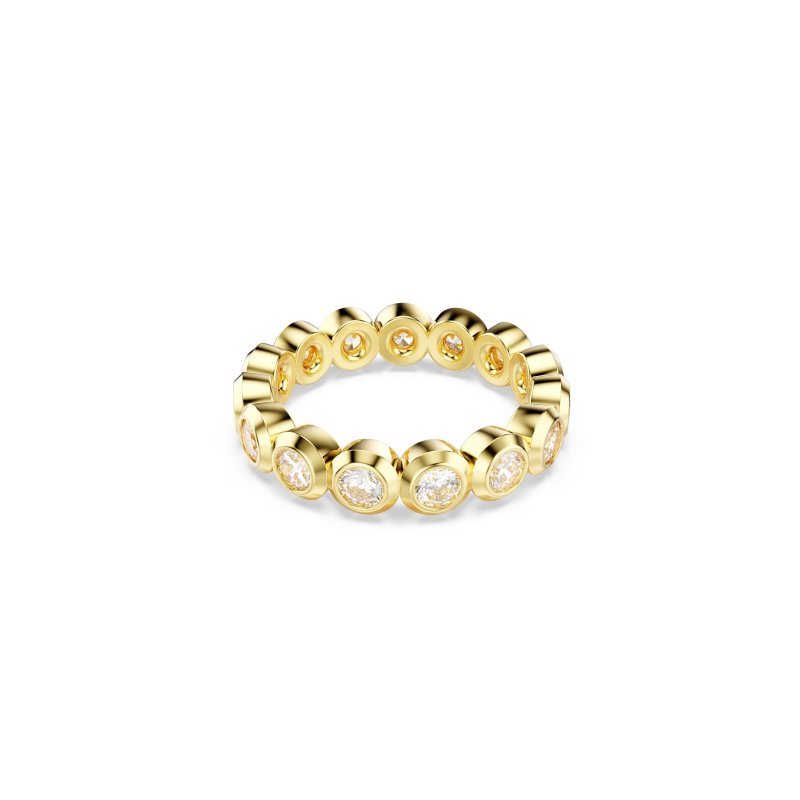 Swarovski - Anello Imber - Placcato Color Oro - Bianco