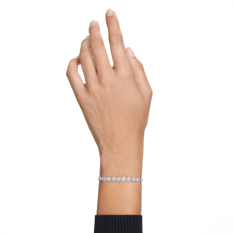 Swarovski - Bracciale Tennis - Una Angelic - Bianco