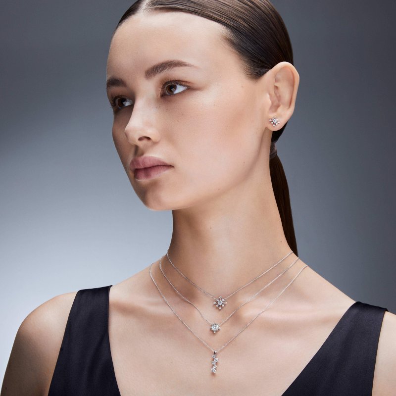Swarovski - Pendente Galaxy - Oro Bianco - Diamanti