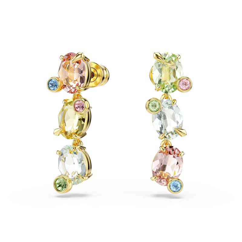 Swarovski - Orecchini Pendenti Gema - Cristalli - Multicolore