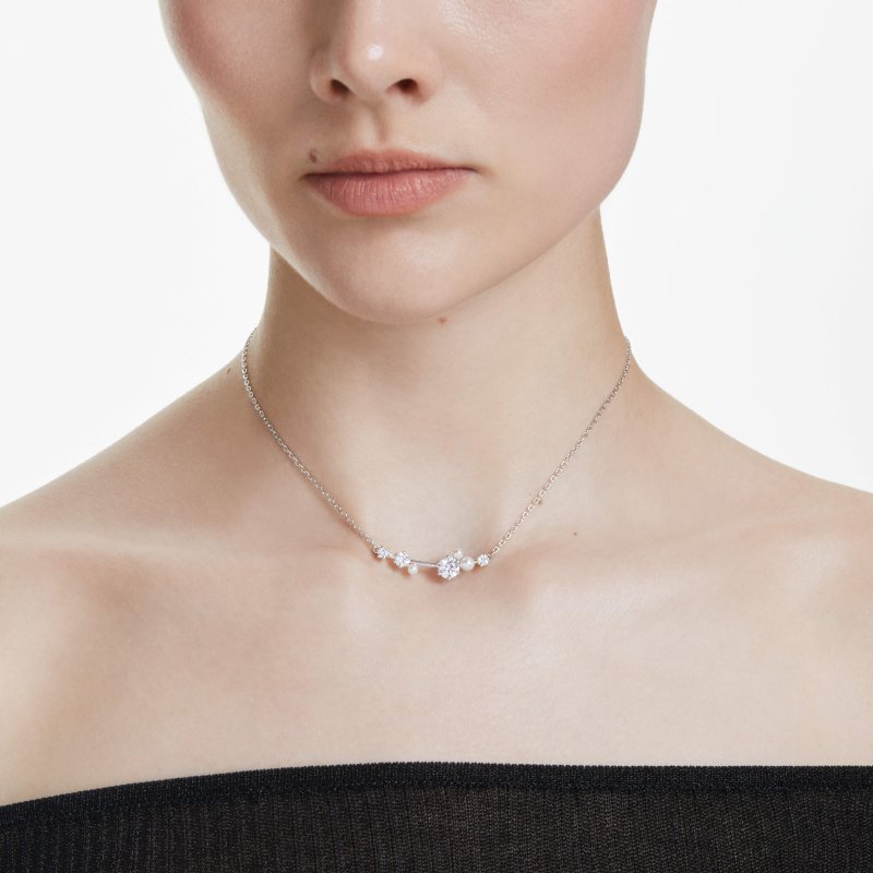 Swarovski - Collana Constella - Cristalli E Perle