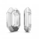 Swarovski - Orecchini A Cerchio Lucent - Bianco