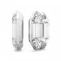 Swarovski - Orecchini A Cerchio Lucent - Bianco