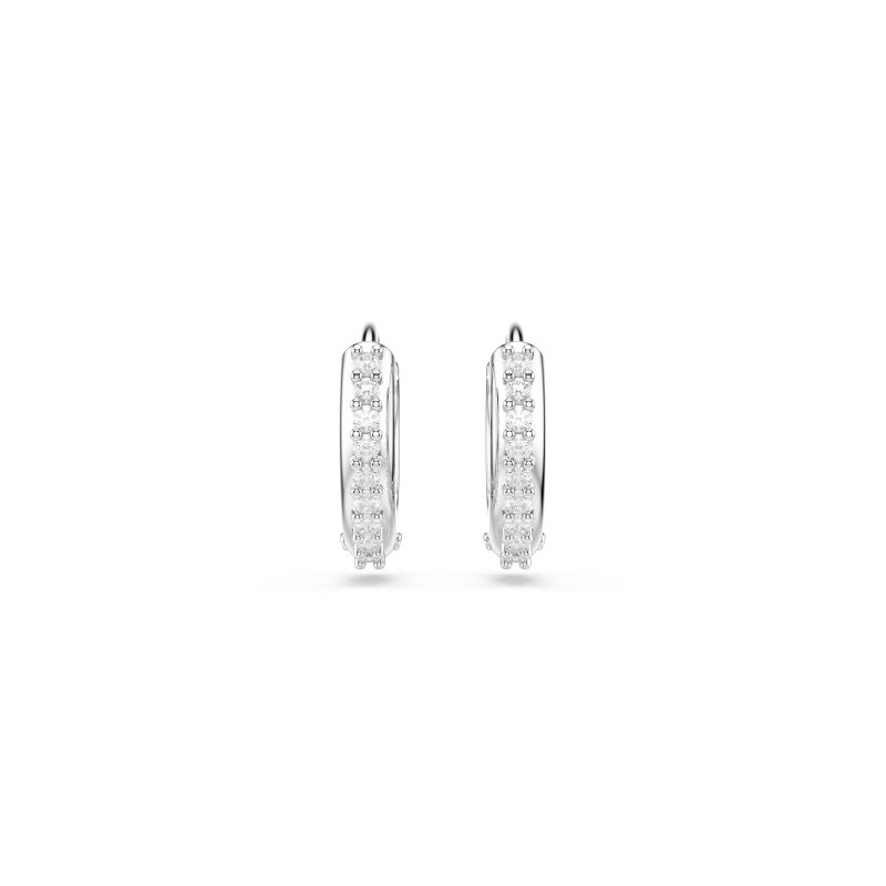 Swarovski - Orecchini A Cerchio Matrix - Zirconia
