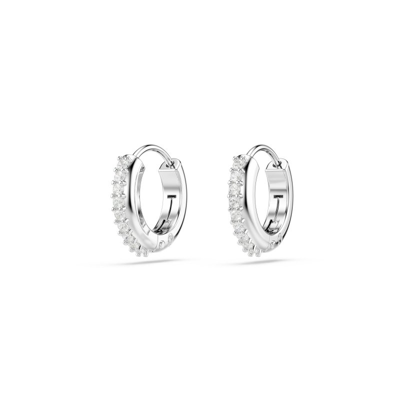 Swarovski - Orecchini A Cerchio Matrix - Zirconia