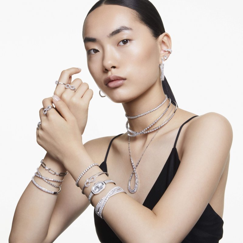 Swarovski - Girocollo Hyperbola - Placcato Rodio