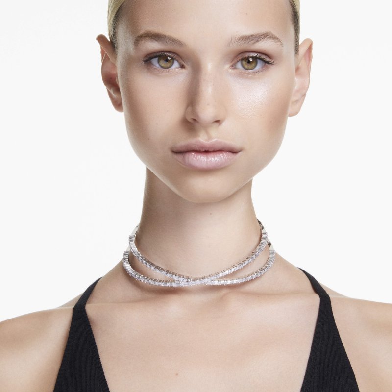 Swarovski - Girocollo Hyperbola - Placcato Rodio