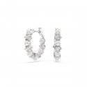 Swarovski - Orecchini Matrix - Placcato Rodio - Bianco