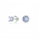 Swarovski - Orecchini A Lobo Matrix - Blu