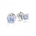 Swarovski - Orecchini A Lobo Matrix - Blu