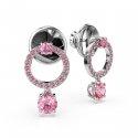 Swarovski - Orecchini Attract - Cristalli Rosa