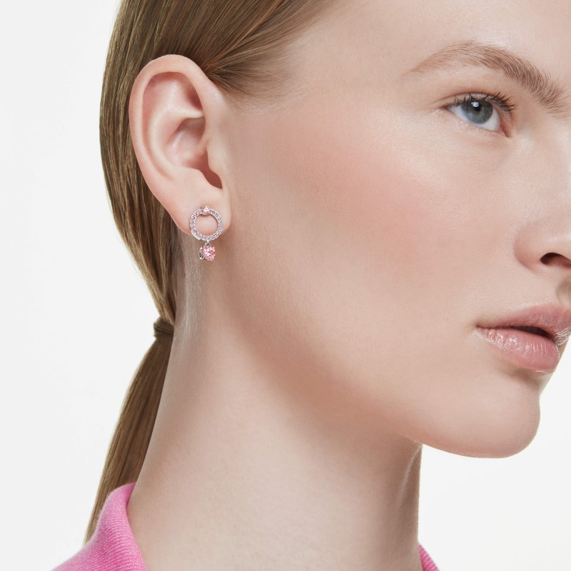 Swarovski - Orecchini Attract - Cristalli Rosa