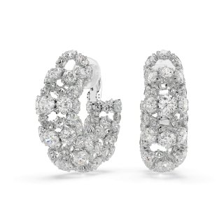 Swarovski - Orecchini A Clip Constella - Placcato Rodio
