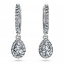 Swarovski - Orecchini Pendenti Eternity - Oro Bianco - Diamanti
