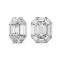 Swarovski - Orecchini Lucent - Cristalli - Bianco