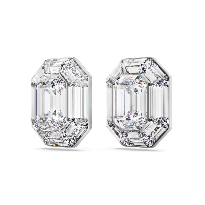 Swarovski - Orecchini Lucent - Cristalli - Bianco