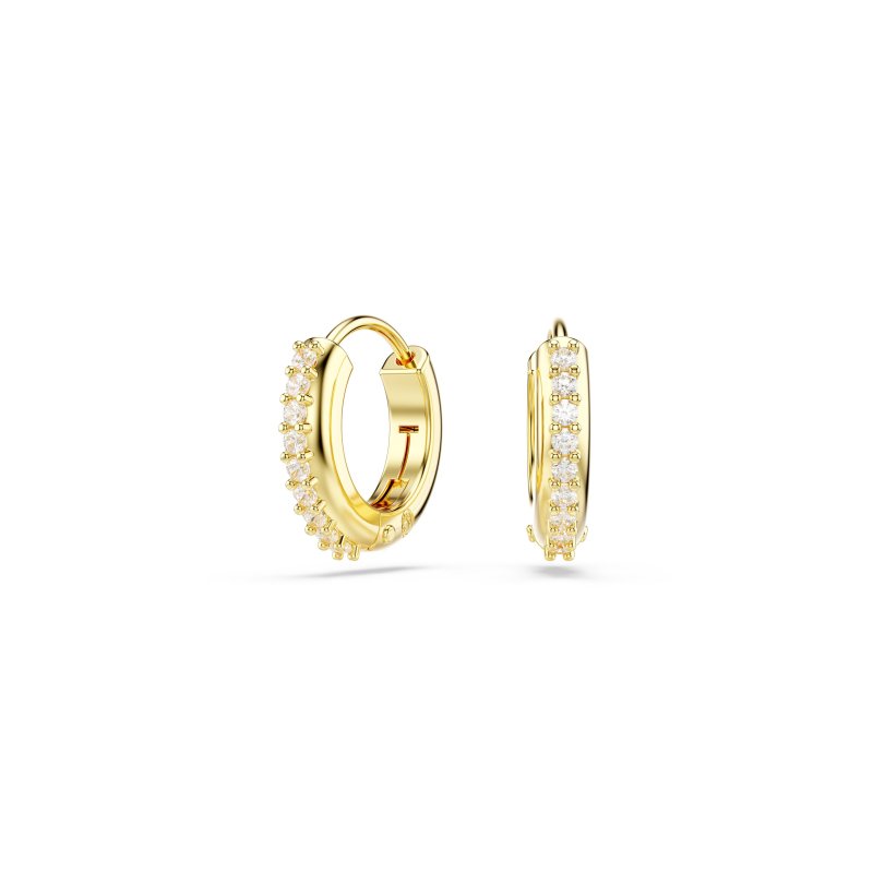 Swarovski - Orecchini A Cerchio Matrix - Placcato Oro