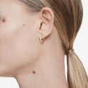 Swarovski - Orecchini A Cerchio Matrix - Placcato Oro