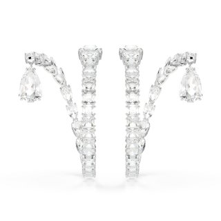 Swarovski - Orecchini A Cerchio Matrix - Cristalli