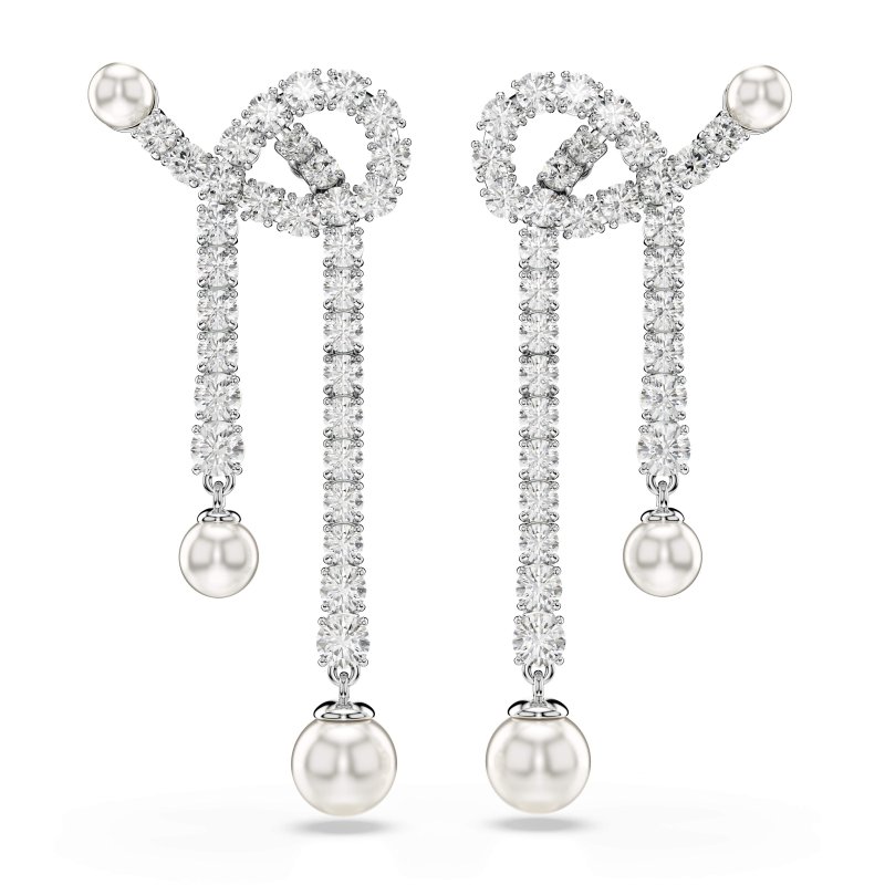 Swarovski - Orecchini Matrix - Cristalli - Bianco